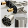 PAGED Bathroom Faucet 2-Handle Bathroom Sink Faucet with Pop Up Drain and Water Supply Lines, 3 Holes Faucet for Bathroom - 3 of 4
