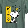 Women's - Peanuts - Snoopy And Woodstock Short Sleeve Graphic T-Shirt - 2 of 4