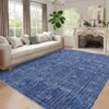 Washable Rug Non-Slip Modern Abstract Throw Rugs Large Soft Bedroom Carpet Indoor Contemporary Solid Floor Carpet - 3 of 4