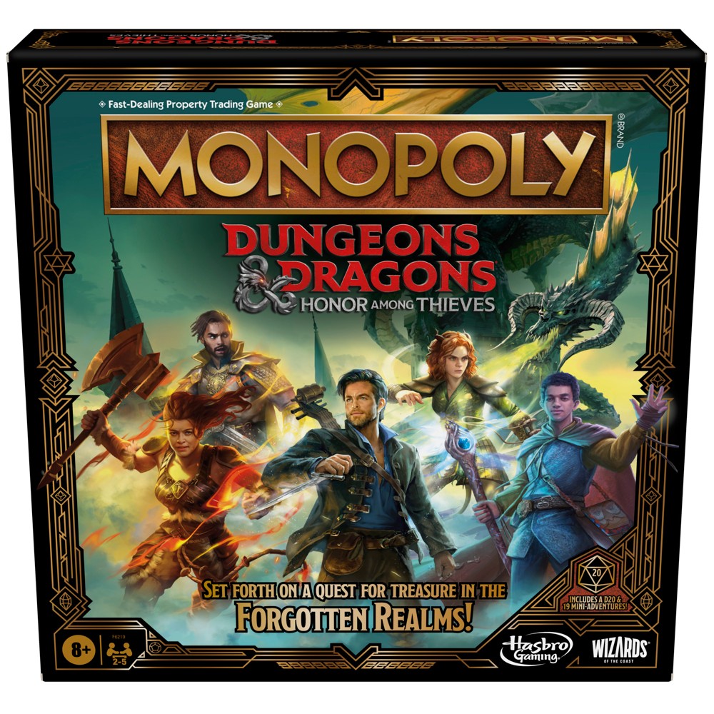 Photos - Board Game Hasbro Monopoly Dungeons & Dragons Movie  
