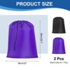 Unique Bargains Washable Travel Camping Drawstring Closure Laundry Bags 2 Pcs - 2 of 4