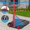 SKONYON 28" Basketball Hoop Indoor and Outdoor 5.3 ft-7 ft Height Adjustable Kids Baketball Goal System - 4 of 4
