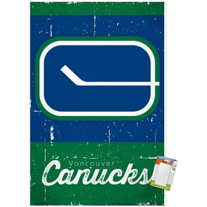 Trends International NHL Vancouver Canucks - Retro Logo 13 Unframed Wall Poster Prints - 1 of 4