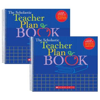 Scholastic Teacher Resources Teacher Plan Book (Updated), Pack of 2