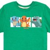 Boys' - Pokémon - Squirtle Charmander Bulbasaur Kanto Region Starters Short Sleeve Graphic T-Shirt - 2 of 4