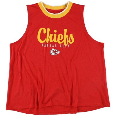 NFL Womens Kansas City Chiefs Tank Top, Red, Small