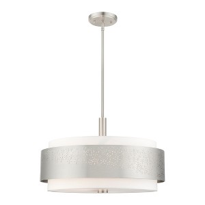 Livex Lighting Noria 5 - Light Chandelier in  Brushed Nickel - 1 of 2