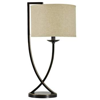 Madison Table Lamp Bronze Cloud Beige - StyleCraft