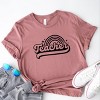 Simply Sage Market Teacher Rainbow Short Sleeve Tee - S - Mauve - 3 of 4
