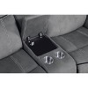 Acme Furniture 78" Zubaida Sofa Two Tone Gray Velvet - 2 of 4