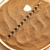 SOHI Women's Onyx Black The Small Clover Tennis Bracelet - 2 of 4