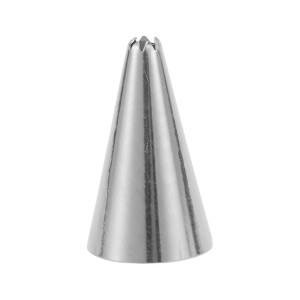 Unique Bargains Piping Tip Stainless Steel Silver Tone 0.7"x1.3" 1 Pcs - 1 of 3