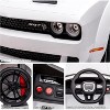 Kids Electric Car | Licensed Dodge Challenger Ride-On 12V Battery-Powered Vehicle with Remote, LED Lights, Bluetooth, MP3 for Boys and Girls - 3 of 4