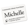 Avery EcoFriendly Adhesive Name Badge Labels, 3.38 x 2.33, White, 80/Pack - 2 of 4