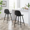 Set of 2 Weston Counter Height Barstools - Crosley - 2 of 4