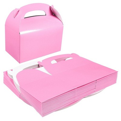 24pcs Paper Treat Boxes Gable Favor Goodie Storage Box for Party 6.2x3.5x3.6 in