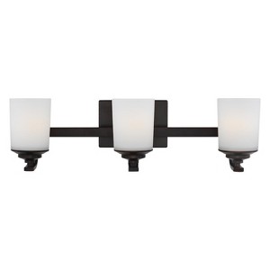 Generation Lighting Kemal 3 Lights Bronze Wall Bath Fixture - 1 of 1