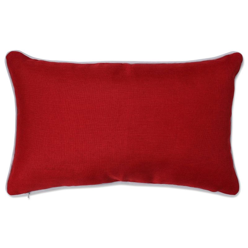 12&#34;x19&#34; Indoor &#39;Love You More&#39; Valentines Lumbar Throw Pillow Red - Pillow Perfect, 3 of 7
