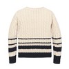 Girls' Organic Roll Neck Cable Sweater, Kids - 3 of 3