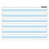 Ashley Productions® Smart Poly® PosterMat Pals™ Space Savers, 13" x 9-1/2", 1" Handwriting Highlighted Blue, Pack of 10 - 2 of 2