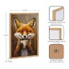 Kate & Laurel All Things Decor 12"x16" Gallery Happy Fox Traditional Coffee Tea Cup Print by The Creative Bunch Studio Natural - 3 of 4
