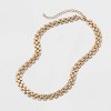 Watchband Chain Necklace - A New Day™ Gold - 3 of 4