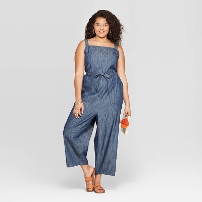 universal thread denim jumpsuit