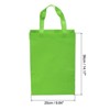 Unique Bargains Vertical Style Non-Woven Travel Storage Grocery Tote Bag 10 Pcs - 2 of 4