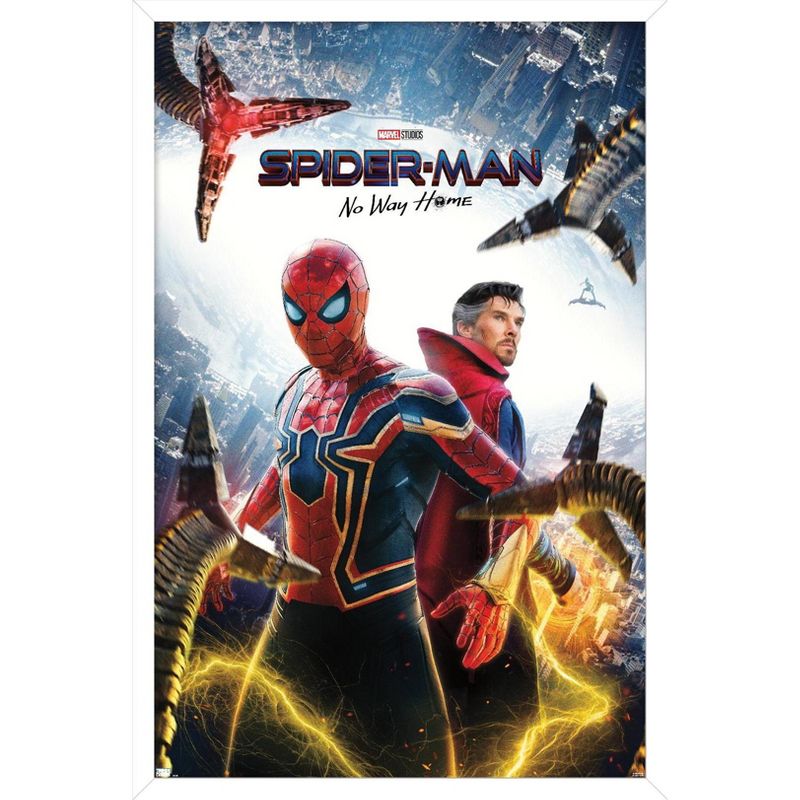 Trends International Marvel Spider-Man: No Way Home - Key Art Framed Wall Poster Prints, 1 of 7