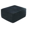 Airsurfer Large Charcoal Gray Ottoman Versatile Living Room Ottoman Furniture Piece for Living Room Relaxation - 4 of 4