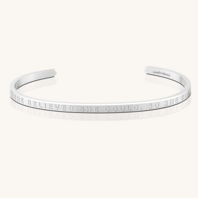 Mantra Jewelry - She Believed She Could, So She Did (no ink)