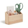 U Brands Magnetic Large Simple Wood Bin Natural - 3 of 4