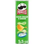 Pringles Sour Cream & Onion Potato Crisps Chips - 5.5oz