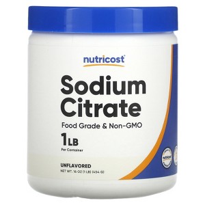 Nutricost Sodium Citrate, Unflavored, 16 oz  (454 g) - 1 of 2