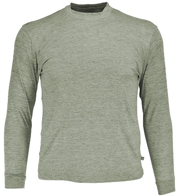 Banana Boat UPF 50+ Men's 4-Way Stretch Long Sleeve Tee Shirt | Space Dyed