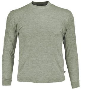 Banana Boat UPF 50+ Men's 4-Way Stretch Long Sleeve Tee Shirt | Space Dyed - 1 of 3