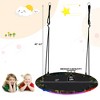 Costway 40'' Flying Saucer Tree Swing for Kids Round Tree Swing for Outdoor - 3 of 4