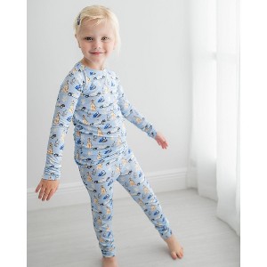 Lev Baby Boys' Viscose from Bamboo Police 2-Piece Long Sleeve Pajama Set - 1 of 4