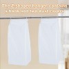 Rolling Z Clothes Rack, 220 LBS Z Base Heavy Duty Garment Rack with Lockable Casters for Home, Living Room, Bedroom, Clothing Store Display - 3 of 4