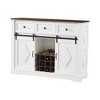 MOEPISY Farmhouse Buffet Cabinet with Storage, Ancient White - 4 of 4