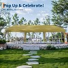 10x30 FT Heavy Duty Canopy Tent with 8 Removable Sidewalls, Portable Roller Bag, 3 Height Settings, 8 Weight Bags, 8 Stakes & 6 Guy Ropes - 2 of 4
