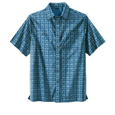 KingSize Men's Big & Tall Easy Care Woven Sport Shirt