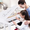 Costway 31 Keys Kids Piano Keyboard Toy Toddler Musical Instrument with Stool & Microphone Black/Pink/White - 4 of 4
