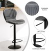 ODK Bar Stools Set of 4, Swivel Bar Chairs, Counter Height Adjustable Bar Stools Kitchen Island Barstools Set, Modern Armless Chairs for Dining Room - 4 of 4