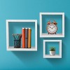 Sorbus floating square cube wall shelf for home and more - 2 of 4