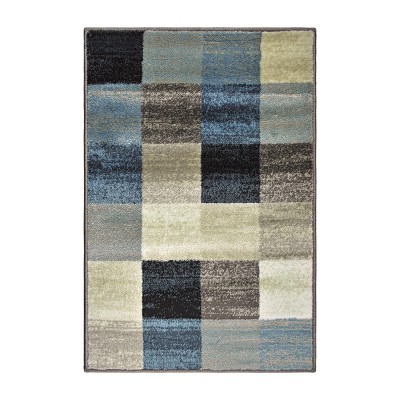 Contemporary Geometric Indoor Scatter Accent Rug, 2' X 3', Majolica ...