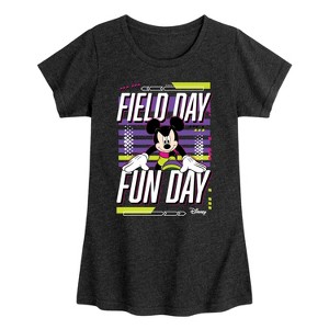 Girls' - Disney - Field Day Fun Day Fitted Short Sleeve Graphic T-Shirt - 1 of 4