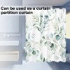 LunaLulinlk Green Eucalyptus Fabric Shower Curtain - 2 of 4