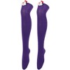 BABYYER Christmas Socks, Women Thigh High Long Stockings with Xmas Doll Elastic and Soft for Holiday Decorations - 3 of 4