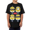 Seven Times Six Minions T-Shirt Boy's Anti-Villain League Short Sleeve Graphic Tee Black - 3 of 4